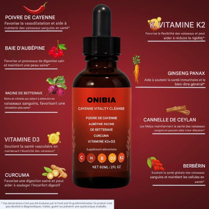 Onibia™ Gouttes de Cayenne