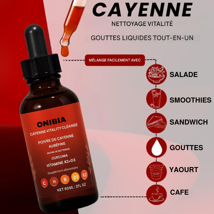 Onibia™ Gouttes de Cayenne